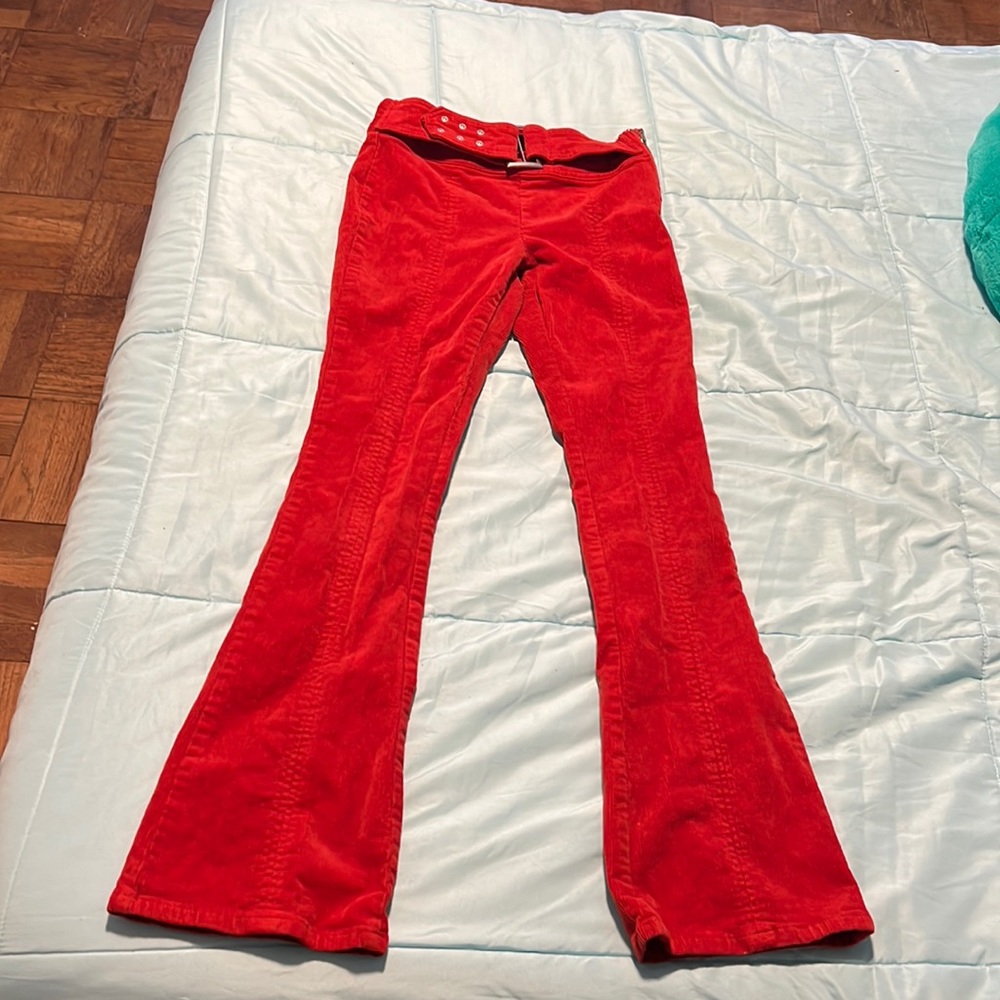 Forever 21 red corduroy pants